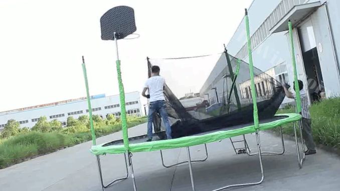 Where are Skywalker vs Merax Trampolines Manufactured?