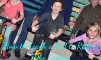 How to teach a kid to ride a bike indoor