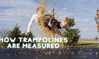 How trampolines are measured?