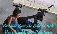 Portable exercise bike to help your health and resistance
