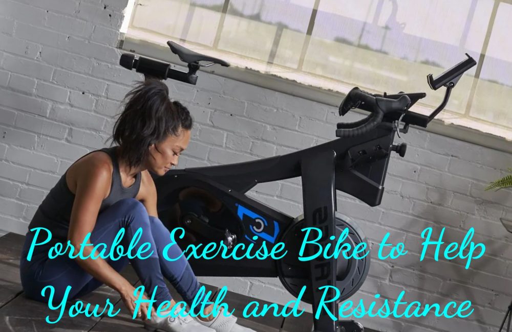 Portable exercise bike to help your health and resistance